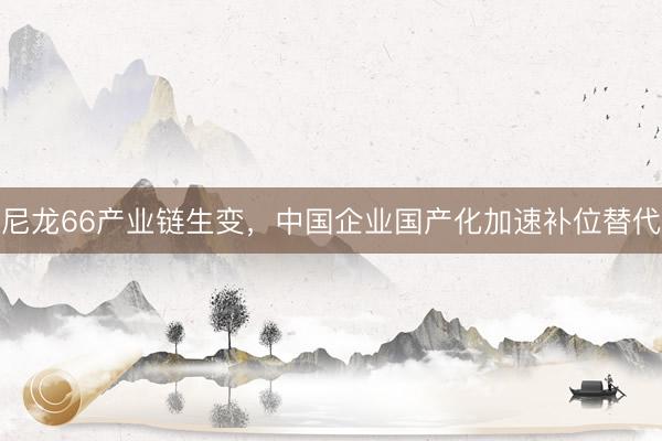 尼龙66产业链生变，中国企业国产化加速补位替代