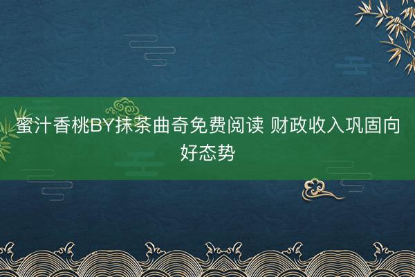 蜜汁香桃BY抹茶曲奇免费阅读 财政收入巩固向好态势