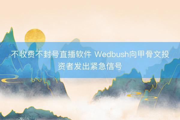 不收费不封号直播软件 Wedbush向甲骨文投资者发出紧急信号